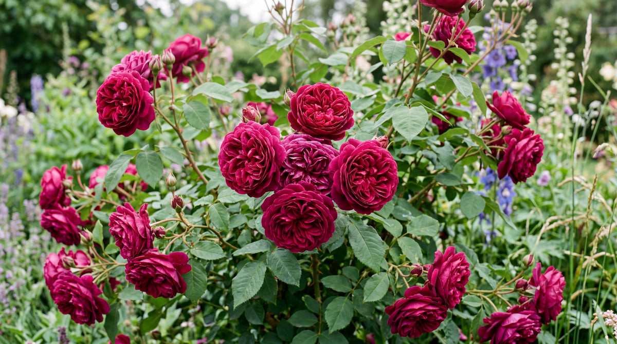 Roses (David Austin) "Charles de mills"